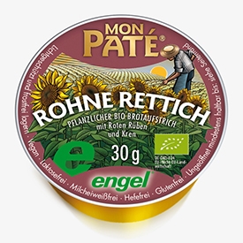 Mon Pate Rohne Rettich, BIO Aufstrich - Mon Paté