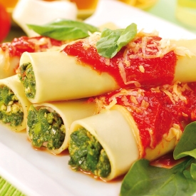 Cannelloni mit Spinat-Ricotta-Füllung - Conte Paese