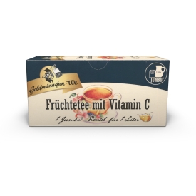 JUMBO-Tee Früchte +C, Filterbeutel für 1L Aufguß - Goldmännchen-Tee