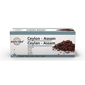 Eurotee Schwarztee Ceylon Assam  - Goldmännchen-Tee