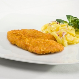 Hühnerschnitzel mit Cornflakespanade - 