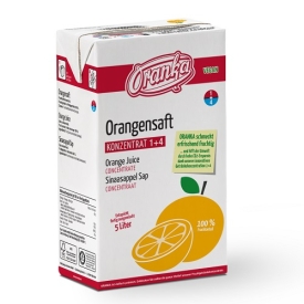 ORANKA Fruchtsaft Orange Konzentrat 1+4 für 5 Liter  - Oranka