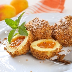 Marillenfruchtknödel, roh - Engel